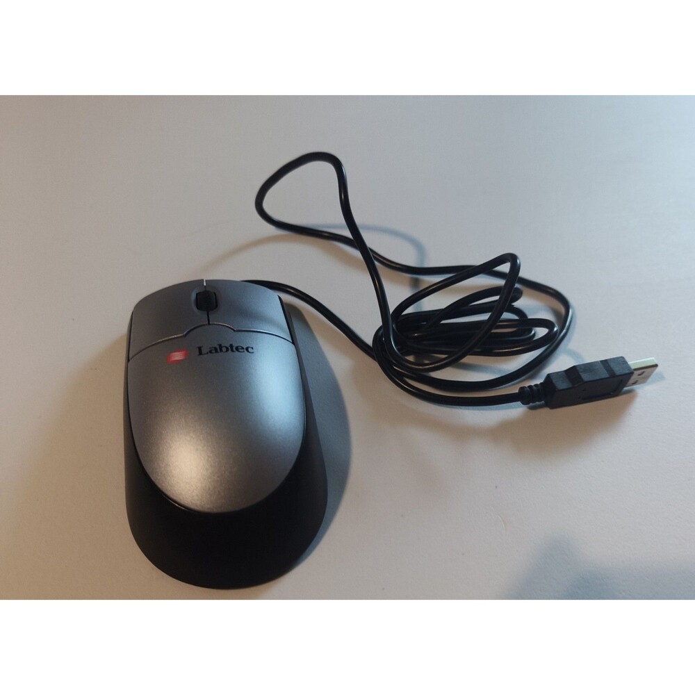 Labtec M-BR91 Optical Mouse USB Wired 3 Button